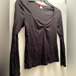 Black Panhandle Low Cut Shirt, Size L